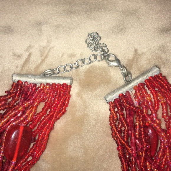 NWOT Ten Thousand Villages Beaded Necklace - Picture 3 of 3